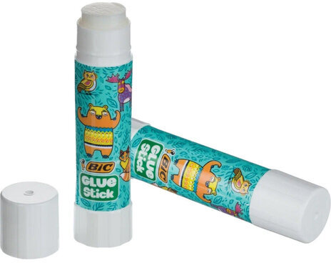 Клей-карандаш BIC "ECOlutions", 8 г, обесцвечивающийся после высыхания, 514784