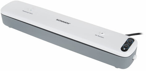 Вакуумный упаковщик SONNEN VS-V62, 85 Вт, запаивание до 30 см, 456337