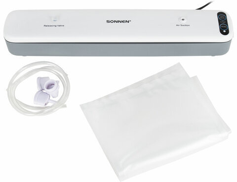 Вакуумный упаковщик SONNEN VS-V62, 85 Вт, запаивание до 30 см, 456337
