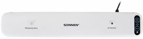 Вакуумный упаковщик SONNEN VS-V62, 85 Вт, запаивание до 30 см, 456337