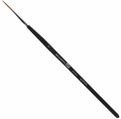 Кисти художественные набор 3 шт., синтетика (лайнеры № 0, 1, 2) BRAUBERG ART CLASSIC, 201034