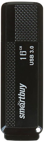 Флеш-диск 16 GB SMARTBUY Dock USB 3.0, черный, SB16GBDK-K3