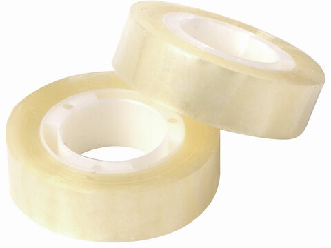 Клейкие ленты 15 мм х 33 м канцелярские BRAUBERG, комплект 10 шт., прозрачные, гарантированная длина, 227259