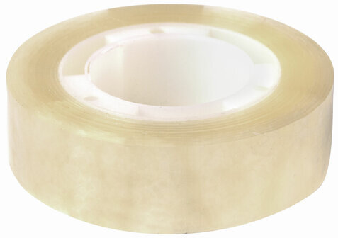 Клейкие ленты 15 мм х 33 м канцелярские BRAUBERG, комплект 10 шт., прозрачные, гарантированная длина, 227259