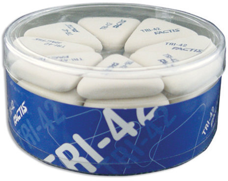 Ластик FACTIS TRI 42 (Испания), 45х35х8 мм, белый, треугольный, PMFTRI42