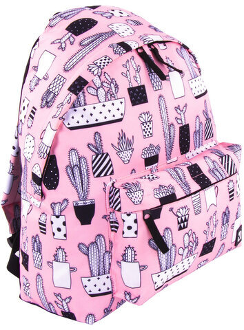 Рюкзак BRAUBERG, универсальный, сити-формат, Кактусы, 20 литров, 41х32х14 см, 228859