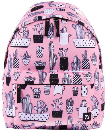 Рюкзак BRAUBERG, универсальный, сити-формат, Кактусы, 20 литров, 41х32х14 см, 228859