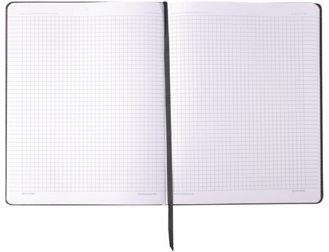 Тетрадь БОЛЬШОЙ ФОРМАТ (200x252 мм) В5, BRAUBERG "Metropolis Extra", под кожу, клетка, 80 л., черный, 111050