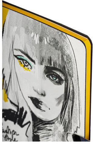 Блокнот А5 (143x210 мм), BRAUBERG VISTA "Fashion Style", под кожу, гибкий, 80 л., 112067