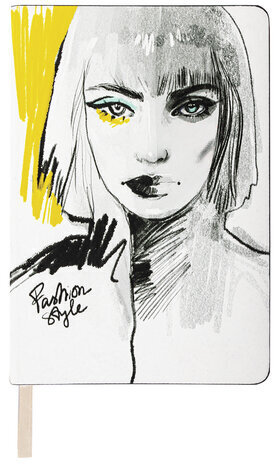 Блокнот А5 (143x210 мм), BRAUBERG VISTA "Fashion Style", под кожу, гибкий, 80 л., 112067