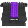 Массажер для спины/мостик для растяжки PREMIUM, 3 уровня нагрузки, фиолетовая вставка, DASWERK, 680036