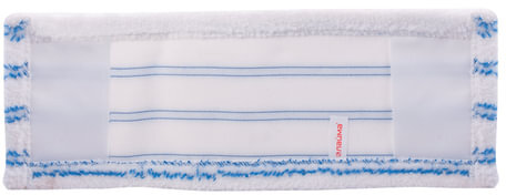 Насадка МОП плоская для швабры/держателя 40 см, карманы (ТИП К), микрофибра/микроабразив, LAIMA, 603118