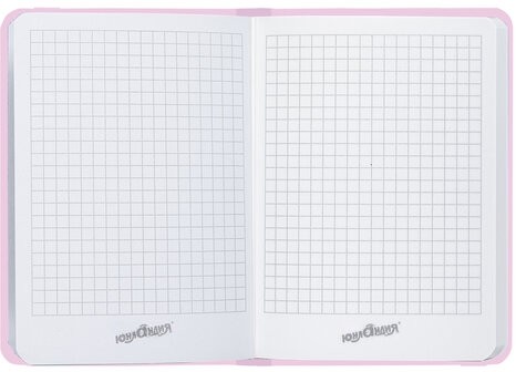 Блокнот с резинкой в клетку 96 л., МАЛЫЙ ФОРМАТ А6 (109х148 мм), твердая обложка, ЮНЛАНДИЯ, "Unicorn", 113742