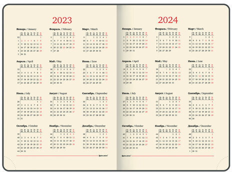 Ежедневник датированный 2023 БОЛЬШОЙ ФОРМАТ 210х297 мм А4, BRAUBERG "Imperial", синий, 113913