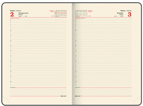 Ежедневник датированный 2023 БОЛЬШОЙ ФОРМАТ 210х297 мм А4, BRAUBERG "Imperial", синий, 113913