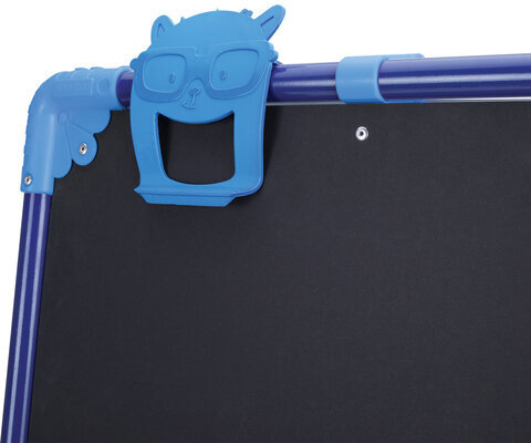 Мольберт растущий для мела/магнитно-маркерный, 53х46 см, BRAUBERG "NIKA KIDS", синий, 238049