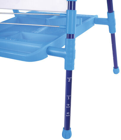 Мольберт растущий для мела/магнитно-маркерный, 53х46 см, BRAUBERG "NIKA KIDS", синий, 238049