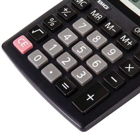 Калькулятор настольный STAFF STF-1808, КОМПАКТНЫЙ (140х105 мм), 8 разрядов, двойное питание, 250133