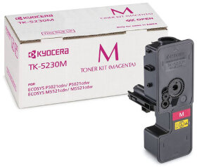 Тонер-картридж KYOCERA (TK-5230M) ECOSYS P5021cdn/cdw/M5521cdn/cdw, пурпурный, ресурс 2200 стр., оригинальный, 1T02R9BNL0