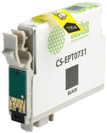 Картридж струйный CACTUS (CS-EPT0731) для EPSON Stylus С79/СХ3900/4900/5900/7300, черный