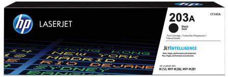 Картридж лазерный HP (CF540A) LaserJet Pro M254/M280/M281, №203A, черный, оригинальный, ресурс 1400 страниц