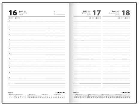 Ежедневник датированный 2025 145х215 мм, А5, STAFF, ламинированная обложка, "Котик", 116031