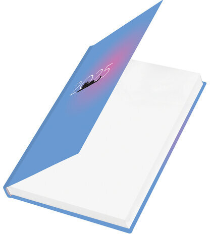 Ежедневник датированный 2025 145х215 мм, А5, STAFF, ламинированная обложка, "Котик", 116031