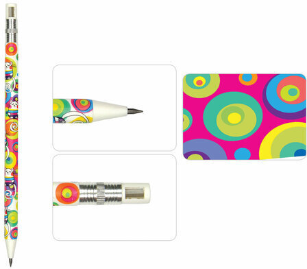 Карандаш механический цанговый 2 мм, BRUNO VISCONTI "FunGraphix", "Мультики", точилка, 21-0041/03