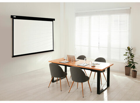 Экран Cactus Wallscreen CS-PSW-180X180-BK, 180x180 см, 1:1, настенно-потолочный, черный, PSW-180x180-BK