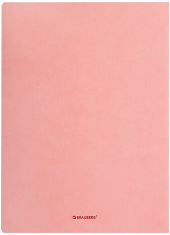Тетрадь-скетчбук 60 л. обложка кожзам под замшу, сшивка, B5 (179х250мм), 70 г/м2, РОЗОВЫЙ, BRAUBERG CAPRISE, 403863