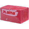 Салфетки бумажные 400 шт., 24х24 см, "Big Pack", красные, 100% целлюлоза, LAIMA, 114727
