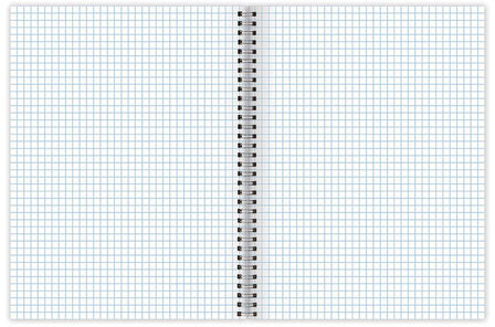 Тетрадь А4, 80 л., BRAUBERG, гребень, клетка, глянцевый лак, WILD, 404052