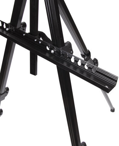 Мольберт алюминиевый BRAUBERG ART CLASSIC, УСИЛЕННЫЙ, тренога, переносной, разлож. 98x180x91, 191281