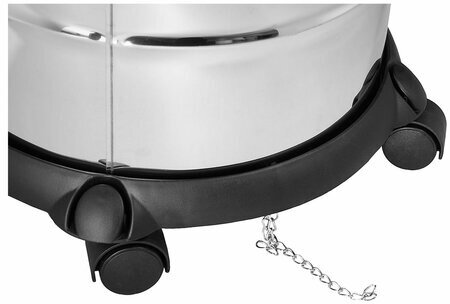 Пылесос хозяйственный ЗУБР ПУ-20-1400, 1400 Вт, сухая/влажная уборка, сила всасывания 300 Вт, бак 20 л, ПУ-20-1400 М3