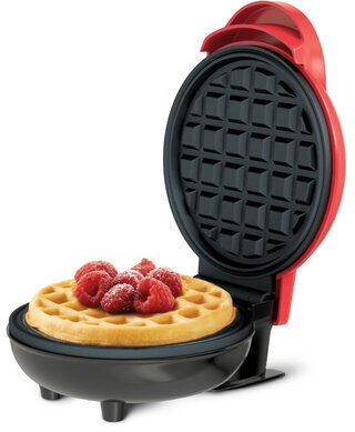 Электровафельница антипригарная для венских и бельгийских вафель, d12см, 350 Вт, DASWERK, WM-1, 455523