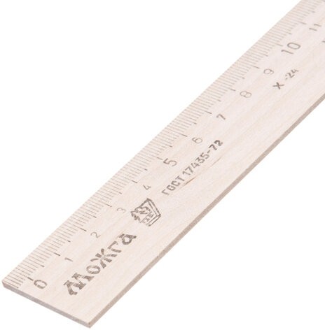 Линейка деревянная, 50 см, ЛП-500,С 209, C209