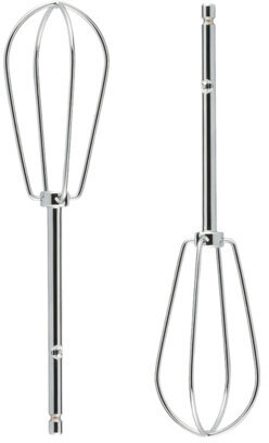 Миксер SCARLETT SC-HM40S15, 400 Вт, 5 скоростей, 2 венчика, 2 крюка для теста, белый/зеленый