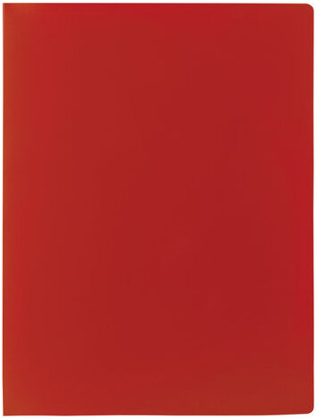 Папка на 2 кольцах STAFF, 21 мм, красная, до 170 листов, 0,5 мм, 225718