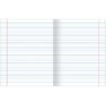 Тетрадь ЗЕЛЁНАЯ обложка 12 л., узкая линия с полями, офсет, "HATBER", 12Т5B7_05112(T058084)