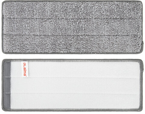 Насадки МОП для швабры (кармашки с 1-й стороны) КОМПЛЕКТ 4 шт., микрофибра, 33х12,5 см, LAIMA, 608145