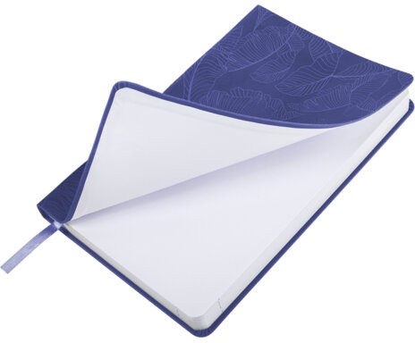 Ежедневник датированный 2026 А5 138x213 мм, BRAUBERG "Foliage", под кожу, гибкий, сиреневый, 117131