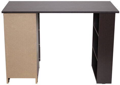 Стол письменный/компьютерный BRABIX "Scandi CD-016", 1100х500х750мм, 4 ящика, венге, 641893, ЦБ013707-3