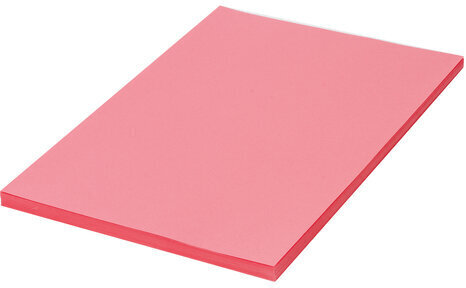 Бумага цветная BRAUBERG, А4, 80 г/м2, 100 л., медиум, розовая, для офисной техники, 112455