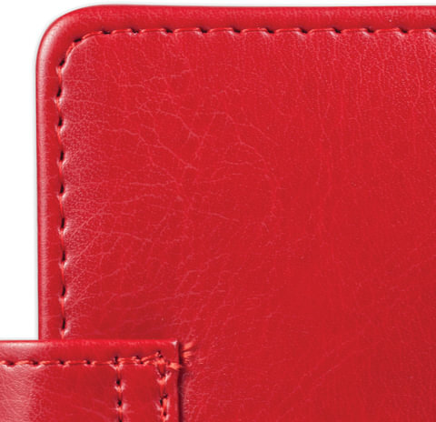 Визитница/кредитница однорядная GALANT "Ritter", на 24 карты, под гладкую кожу, застежка, бордовая, 235399