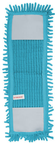 Насадка МОП плоская для швабры/держателя 40 см, карманы (ТИП К), ворсистая микрофибра, ворс 2 см, LAIMA, 603119