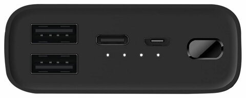 Аккумулятор внешний 10000 mAh, XIAOMI Mi Power Bank 3 Ultra compact, БЫСТРАЯ ЗАРЯДКА, 3 USB, литий-полимерный, BHR4412GL