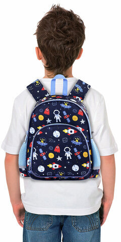 Рюкзак BRAUBERG KIDS PLAY детский, 1 отделение, 3 кармана, "In space", 29х23х12 см, 272051