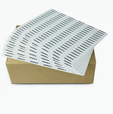 Этикетки самоклеящиеся противокражные акустомагнитные, 10х44 мм, ложный штрихкод