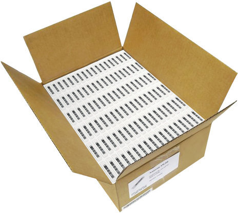 Этикетки самоклеящиеся противокражные акустомагнитные, 10х44 мм, ложный штрихкод