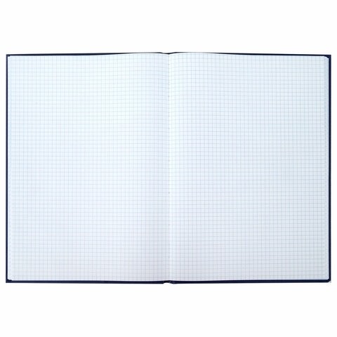 Книга учета 96 л., клетка, твердая, бумвинил, блок офсет, наклейка, А4 (200х290 мм), BRAUBERG, 130140